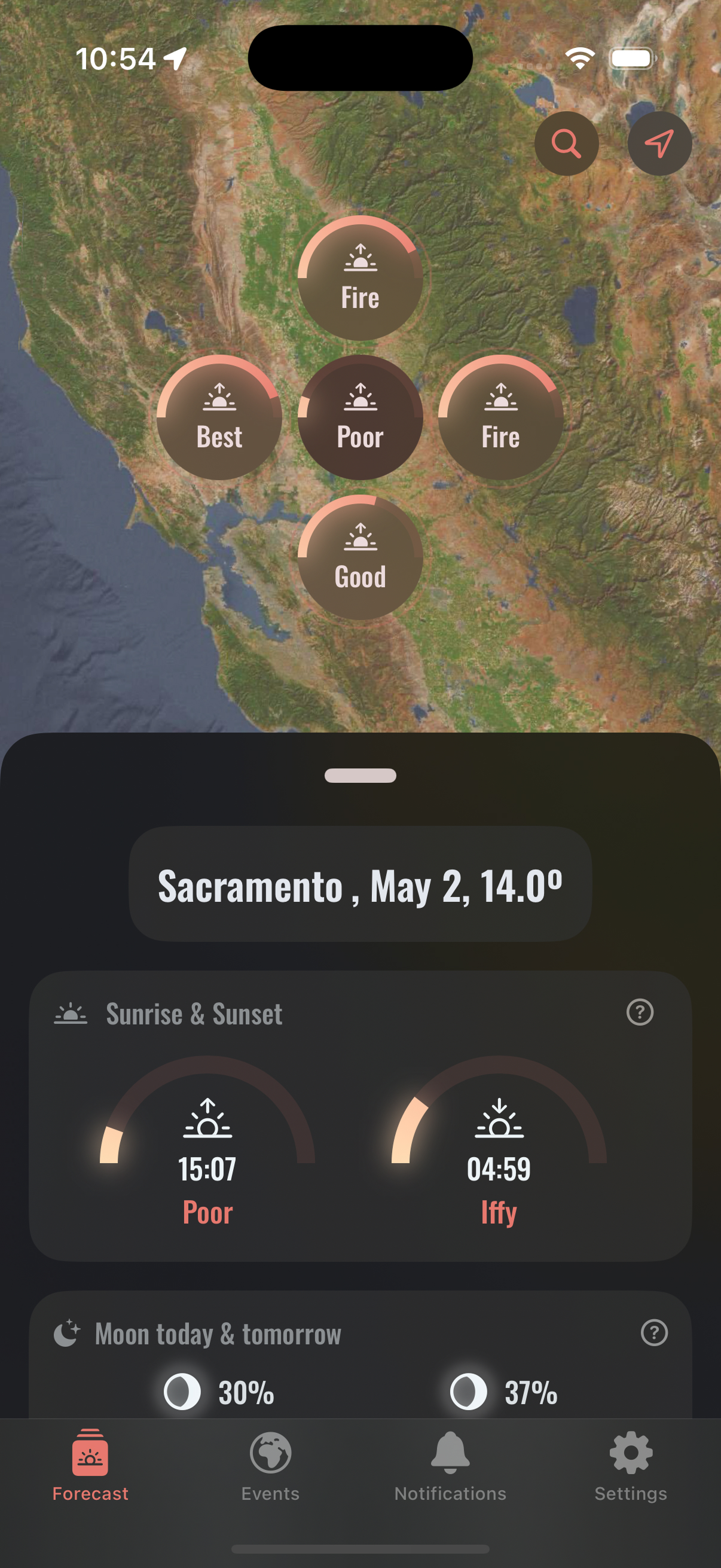 Solora App Interface